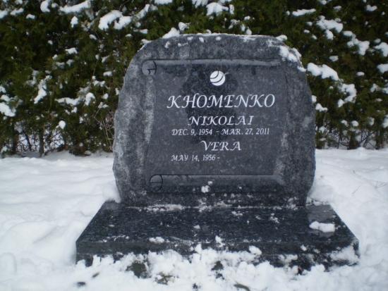  Могила Николая Хоменко 
